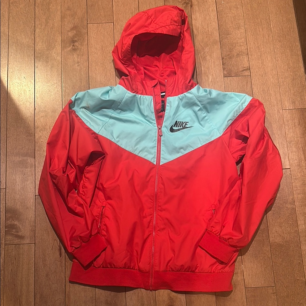 Nike Kids Red and Blue Jacket. Size XL!